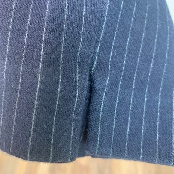 Express Columnist Ankle Gray Pinstripe Stretch Dress Pants Size Small - Picture 4 of 10